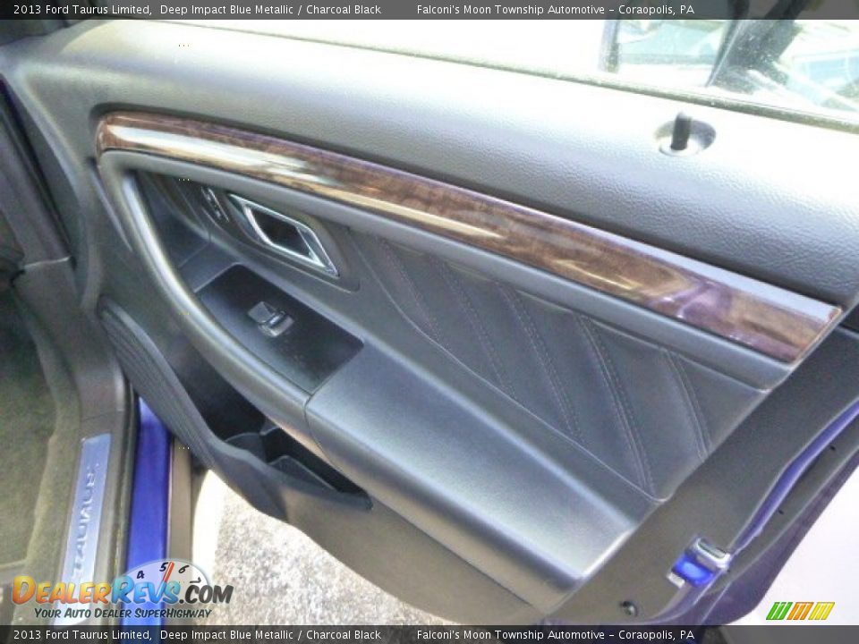 2013 Ford Taurus Limited Deep Impact Blue Metallic / Charcoal Black Photo #12