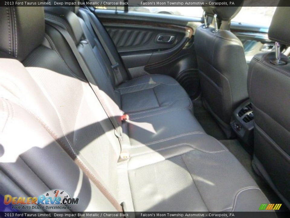 2013 Ford Taurus Limited Deep Impact Blue Metallic / Charcoal Black Photo #13