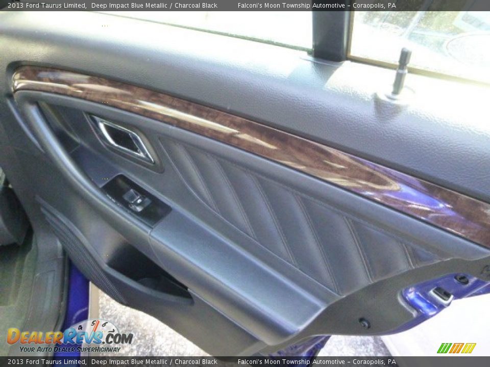 2013 Ford Taurus Limited Deep Impact Blue Metallic / Charcoal Black Photo #14