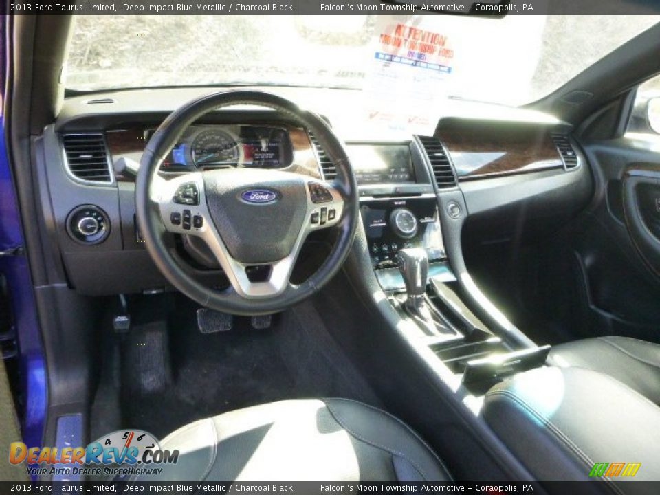2013 Ford Taurus Limited Deep Impact Blue Metallic / Charcoal Black Photo #17