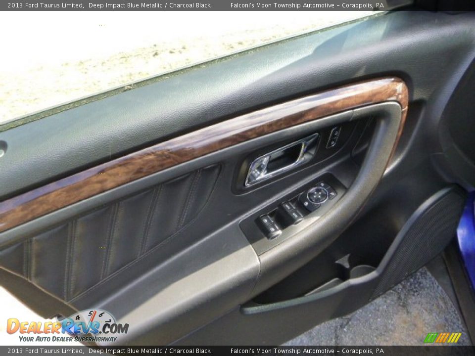 2013 Ford Taurus Limited Deep Impact Blue Metallic / Charcoal Black Photo #18