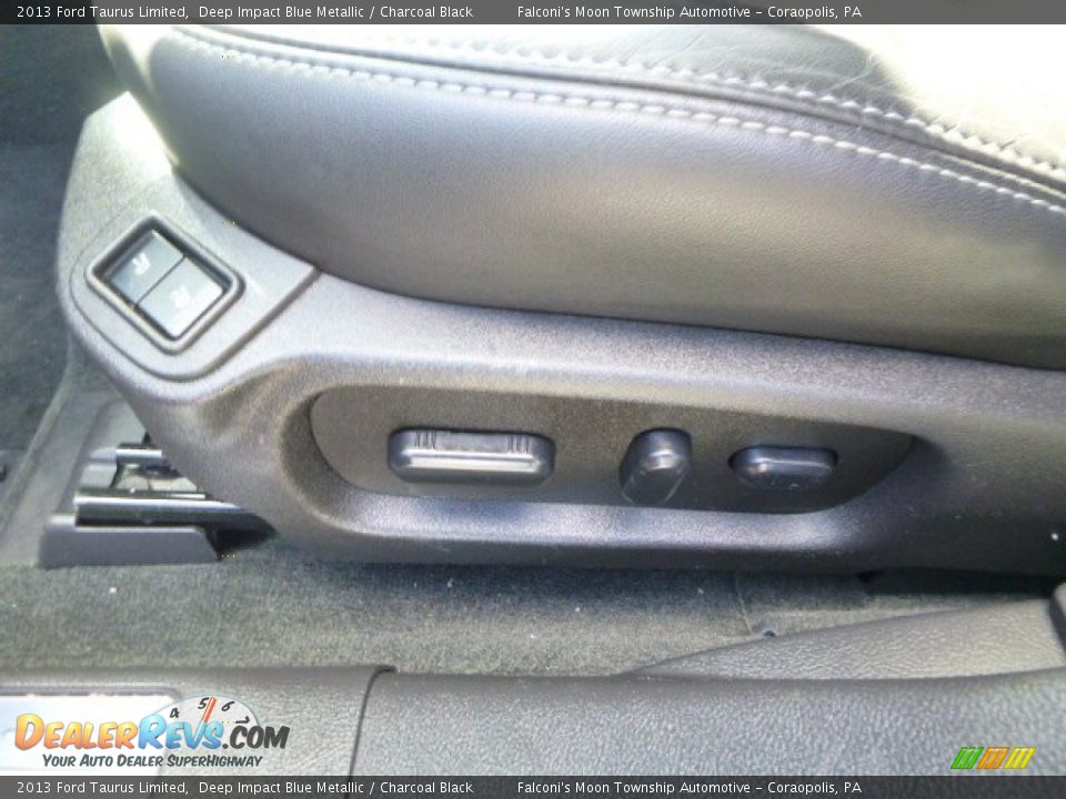 2013 Ford Taurus Limited Deep Impact Blue Metallic / Charcoal Black Photo #19