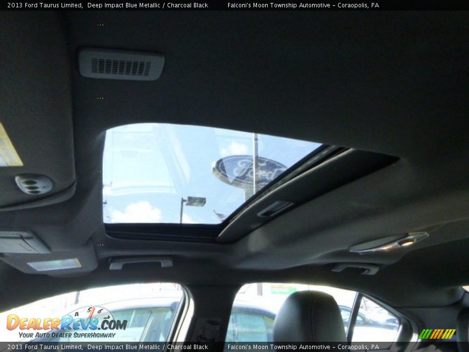 2013 Ford Taurus Limited Deep Impact Blue Metallic / Charcoal Black Photo #20