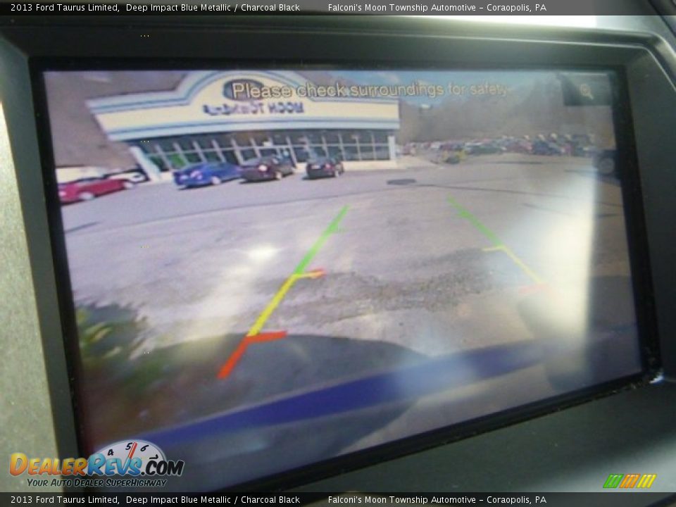 2013 Ford Taurus Limited Deep Impact Blue Metallic / Charcoal Black Photo #25