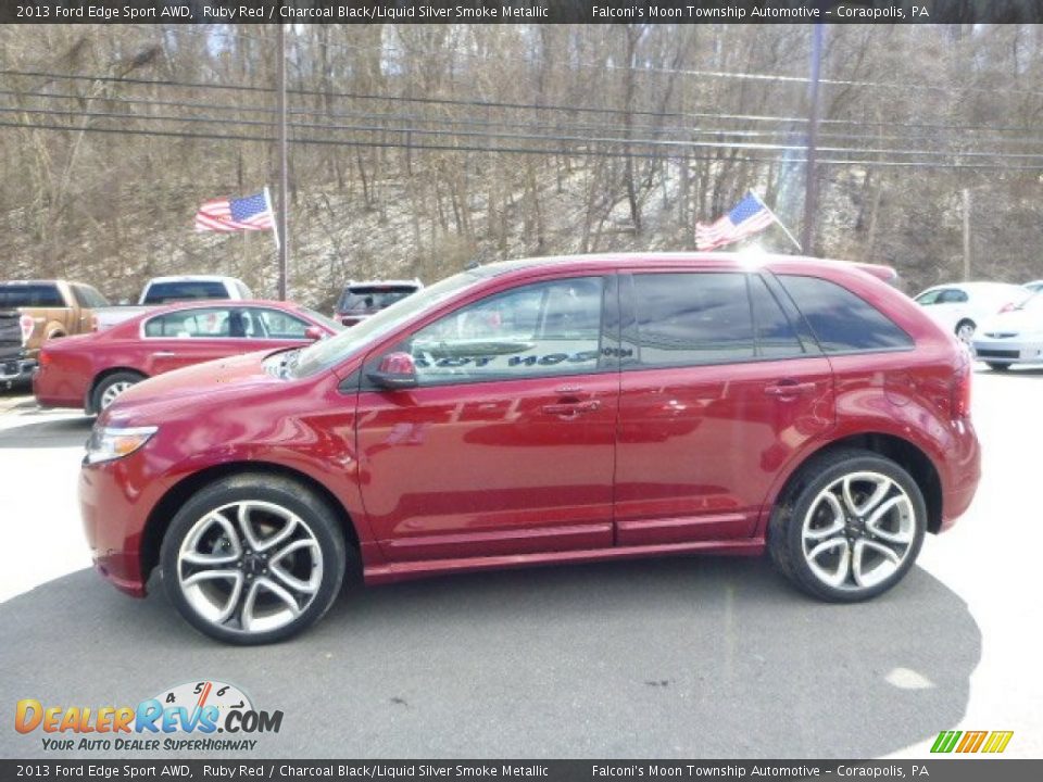 Ruby Red 2013 Ford Edge Sport AWD Photo #2