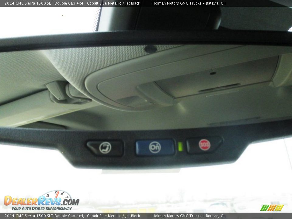 2014 GMC Sierra 1500 SLT Double Cab 4x4 Cobalt Blue Metallic / Jet Black Photo #27