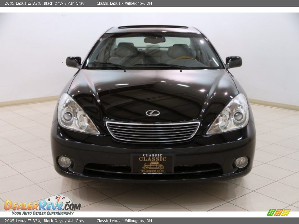 2005 Lexus ES 330 Black Onyx / Ash Gray Photo #2