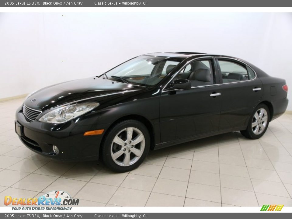 2005 Lexus ES 330 Black Onyx / Ash Gray Photo #3