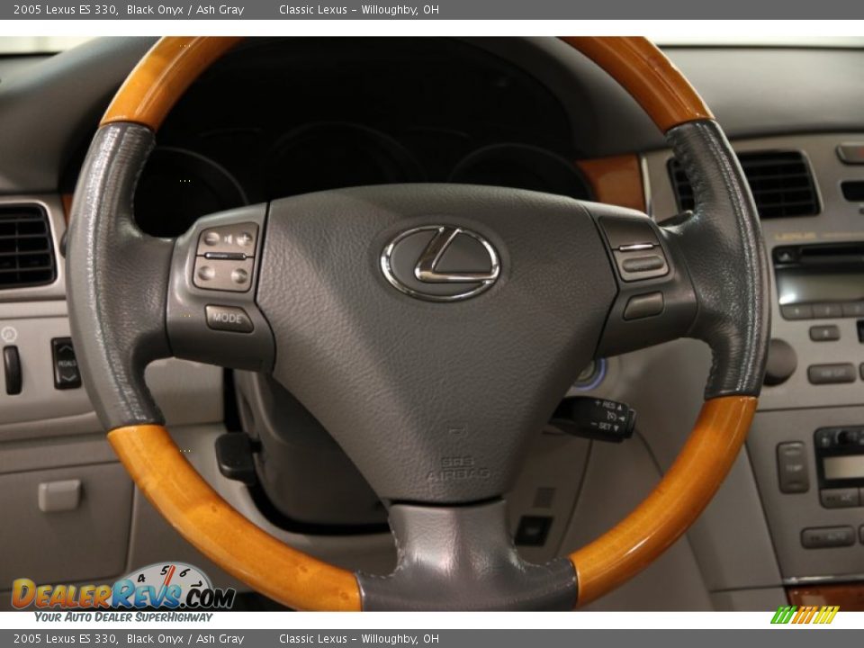 2005 Lexus ES 330 Black Onyx / Ash Gray Photo #10