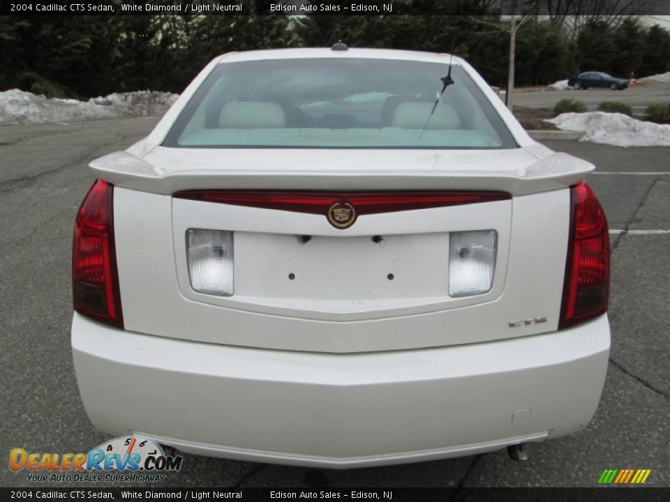 2004 Cadillac CTS Sedan White Diamond / Light Neutral Photo #6