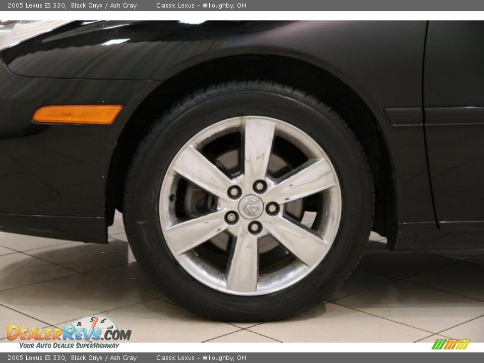 2005 Lexus ES 330 Black Onyx / Ash Gray Photo #22