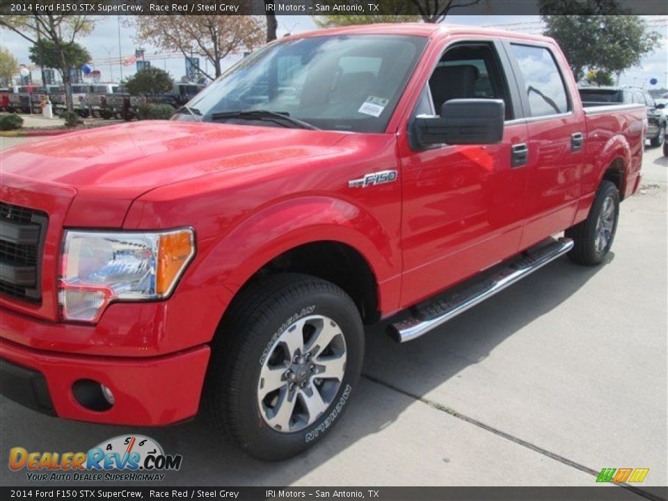 2014 Ford F150 STX SuperCrew Race Red / Steel Grey Photo #1