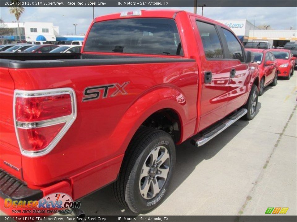 2014 Ford F150 STX SuperCrew Race Red / Steel Grey Photo #4