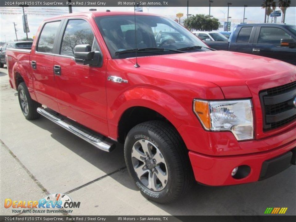 2014 Ford F150 STX SuperCrew Race Red / Steel Grey Photo #5