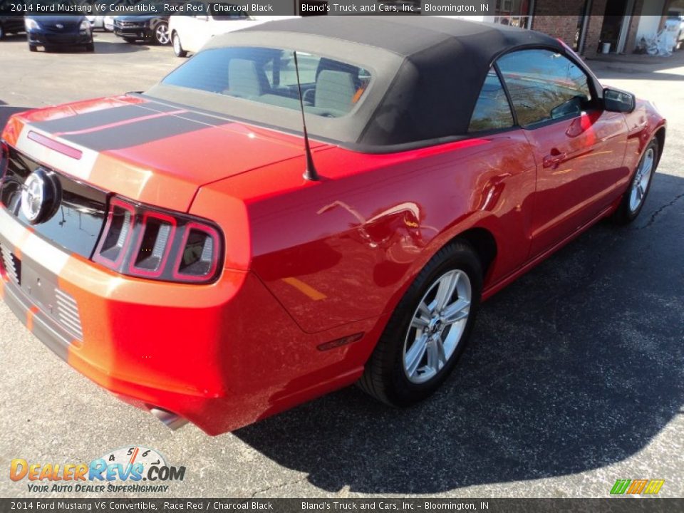 2014 Ford Mustang V6 Convertible Race Red / Charcoal Black Photo #3