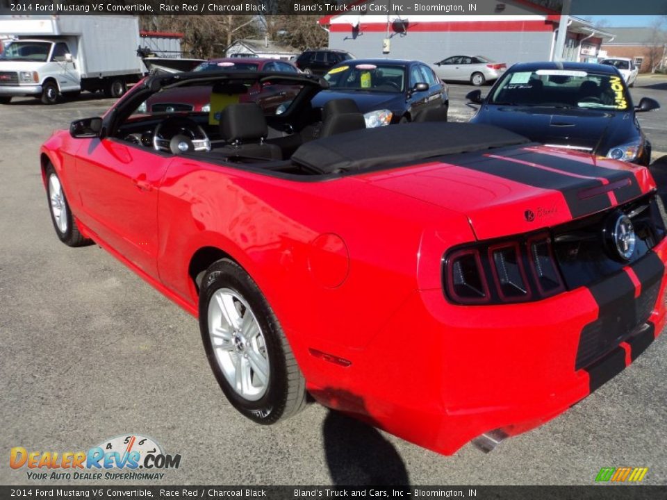 2014 Ford Mustang V6 Convertible Race Red / Charcoal Black Photo #24