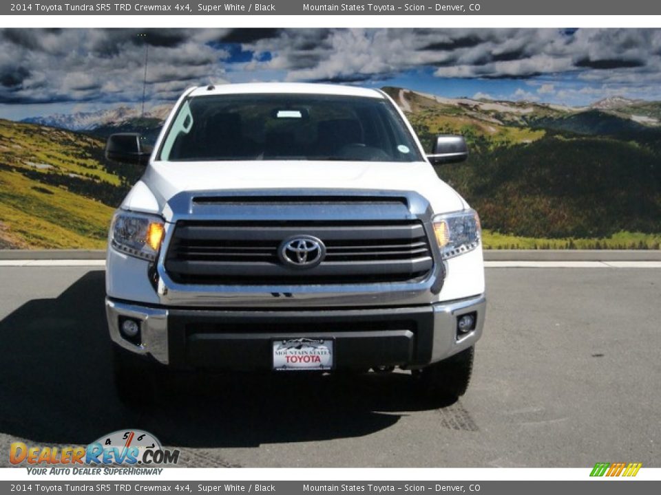 2014 Toyota Tundra SR5 TRD Crewmax 4x4 Super White / Black Photo #2