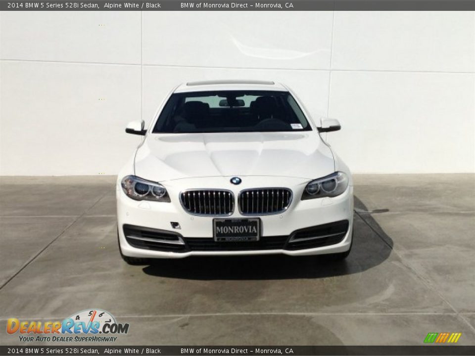 2014 BMW 5 Series 528i Sedan Alpine White / Black Photo #3
