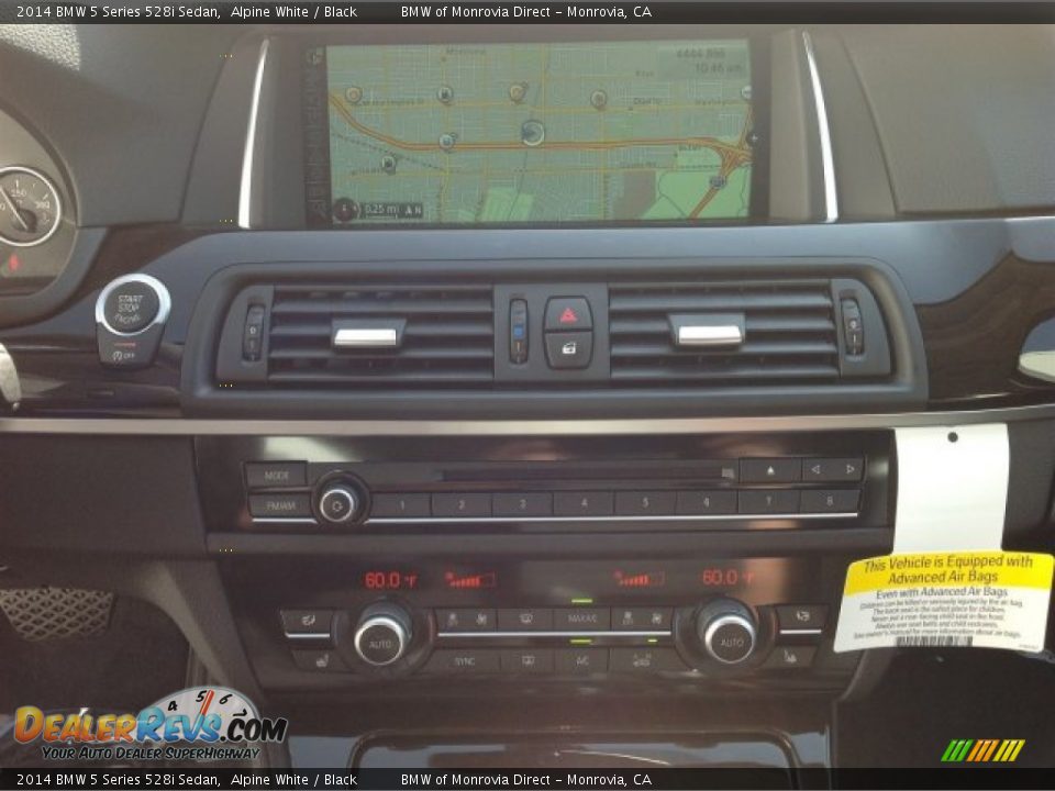 2014 BMW 5 Series 528i Sedan Alpine White / Black Photo #8