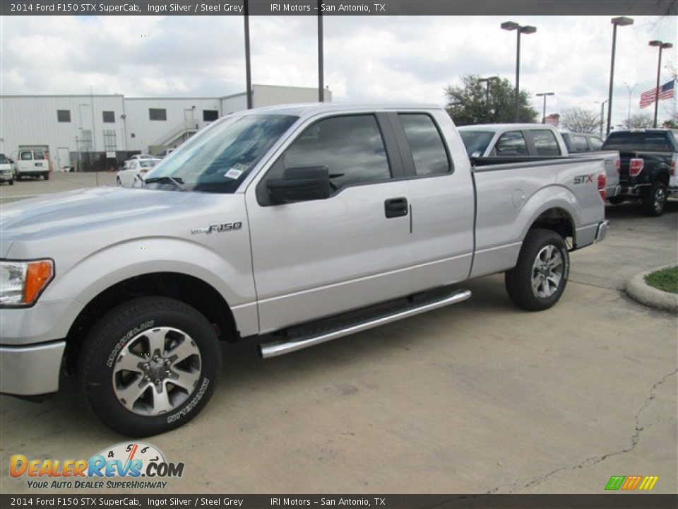 2014 Ford F150 STX SuperCab Ingot Silver / Steel Grey Photo #1