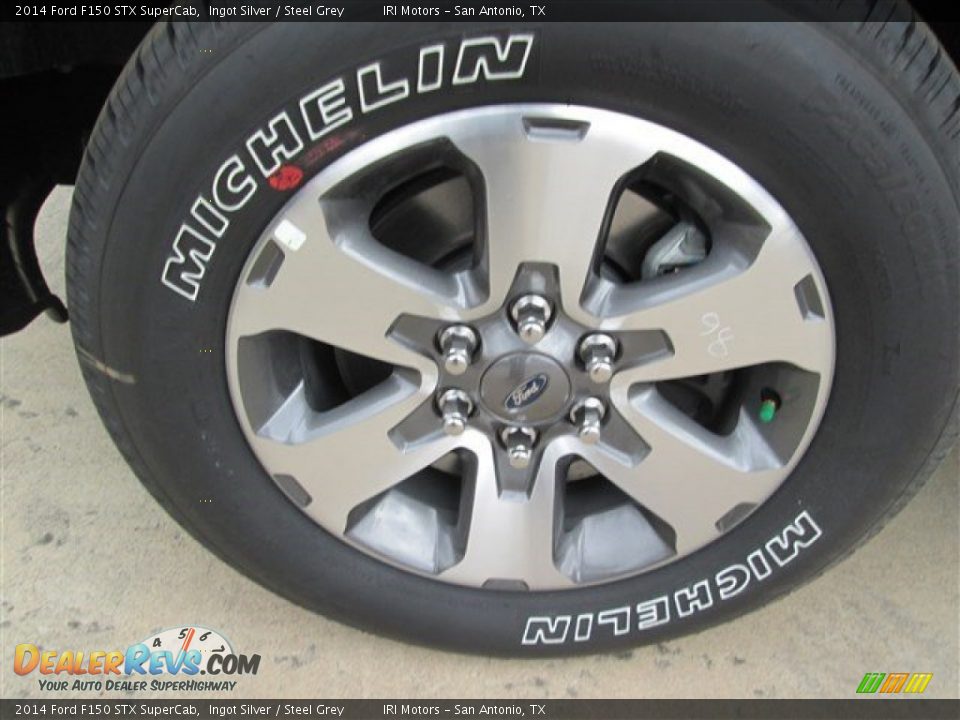 2014 Ford F150 STX SuperCab Ingot Silver / Steel Grey Photo #2