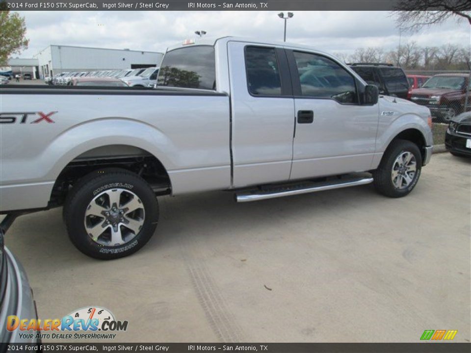 2014 Ford F150 STX SuperCab Ingot Silver / Steel Grey Photo #4