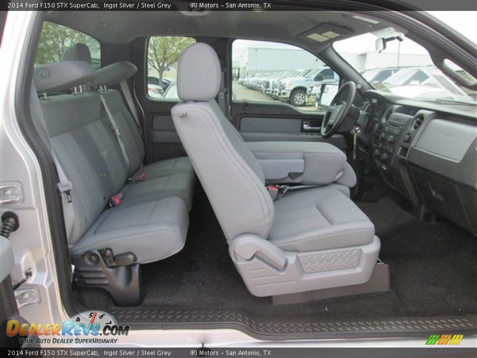 2014 Ford F150 STX SuperCab Ingot Silver / Steel Grey Photo #6
