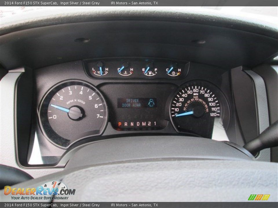 2014 Ford F150 STX SuperCab Ingot Silver / Steel Grey Photo #7