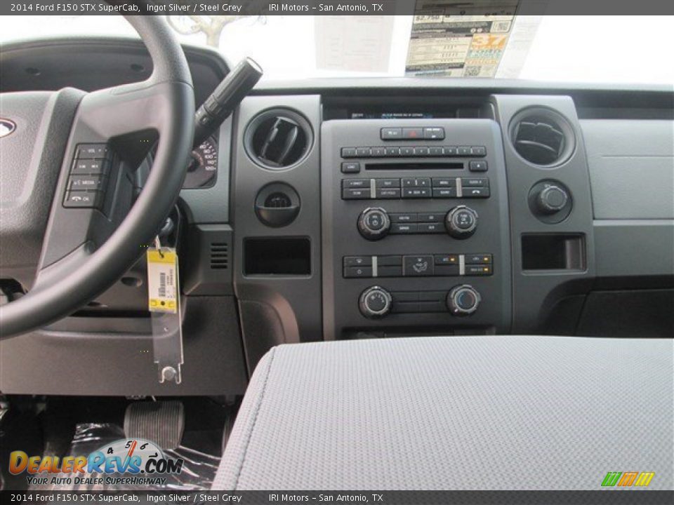 2014 Ford F150 STX SuperCab Ingot Silver / Steel Grey Photo #9