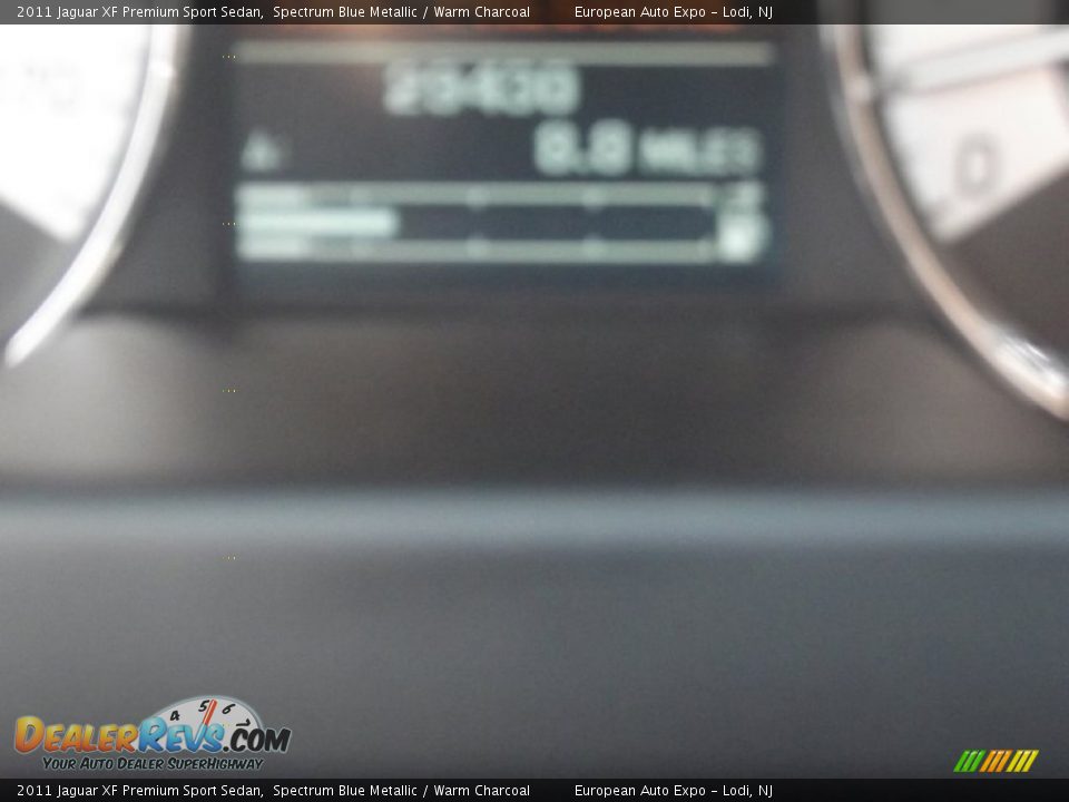 2011 Jaguar XF Premium Sport Sedan Spectrum Blue Metallic / Warm Charcoal Photo #15