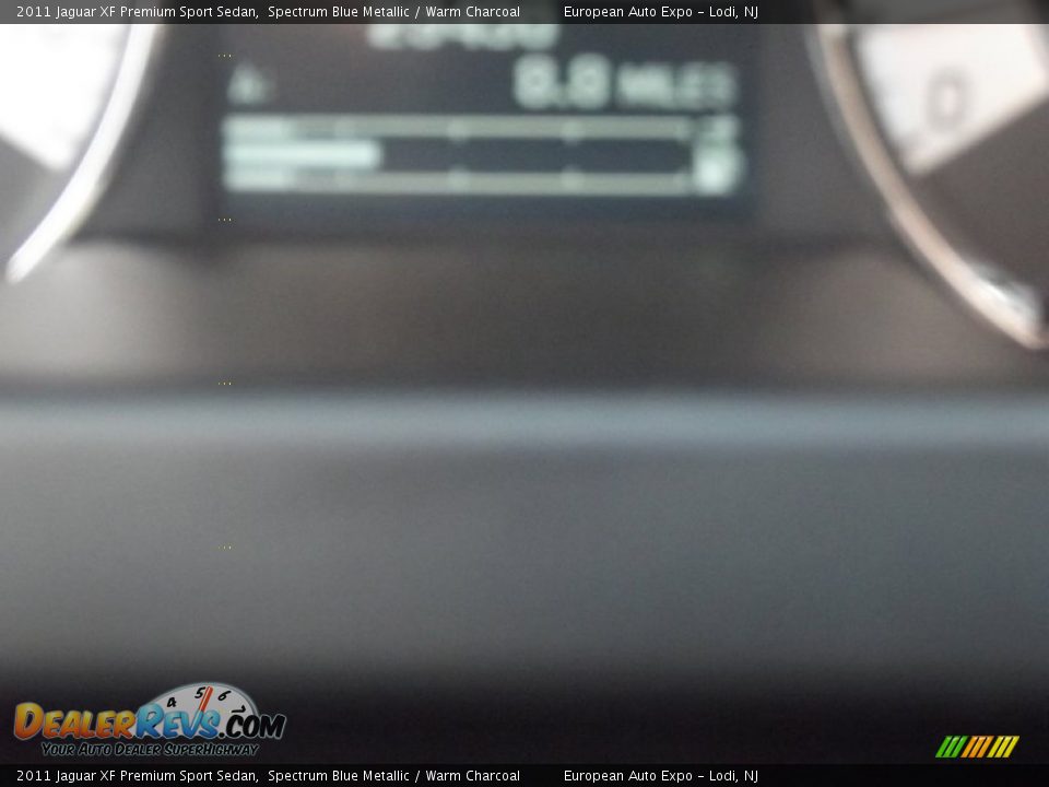 2011 Jaguar XF Premium Sport Sedan Spectrum Blue Metallic / Warm Charcoal Photo #16