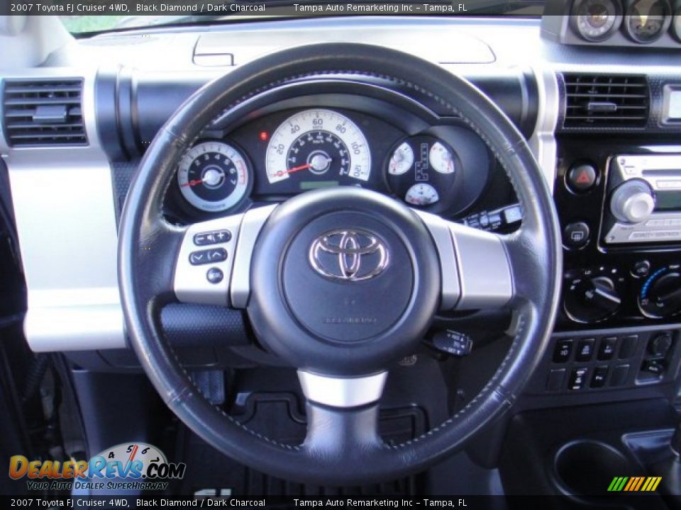 2007 Toyota FJ Cruiser 4WD Black Diamond / Dark Charcoal Photo #31