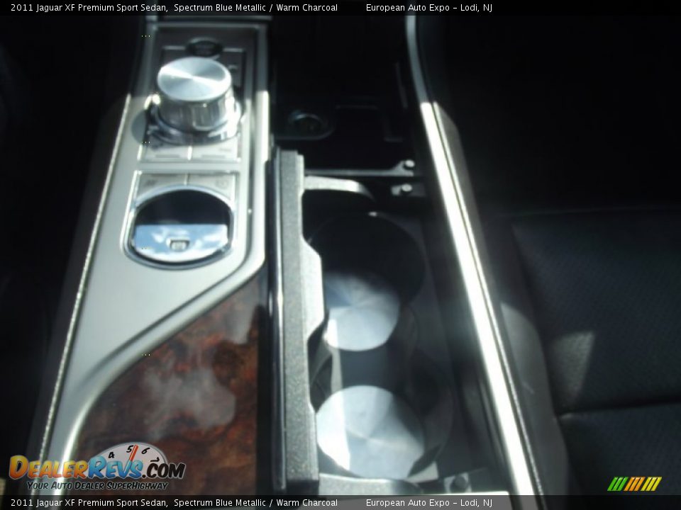 2011 Jaguar XF Premium Sport Sedan Spectrum Blue Metallic / Warm Charcoal Photo #24