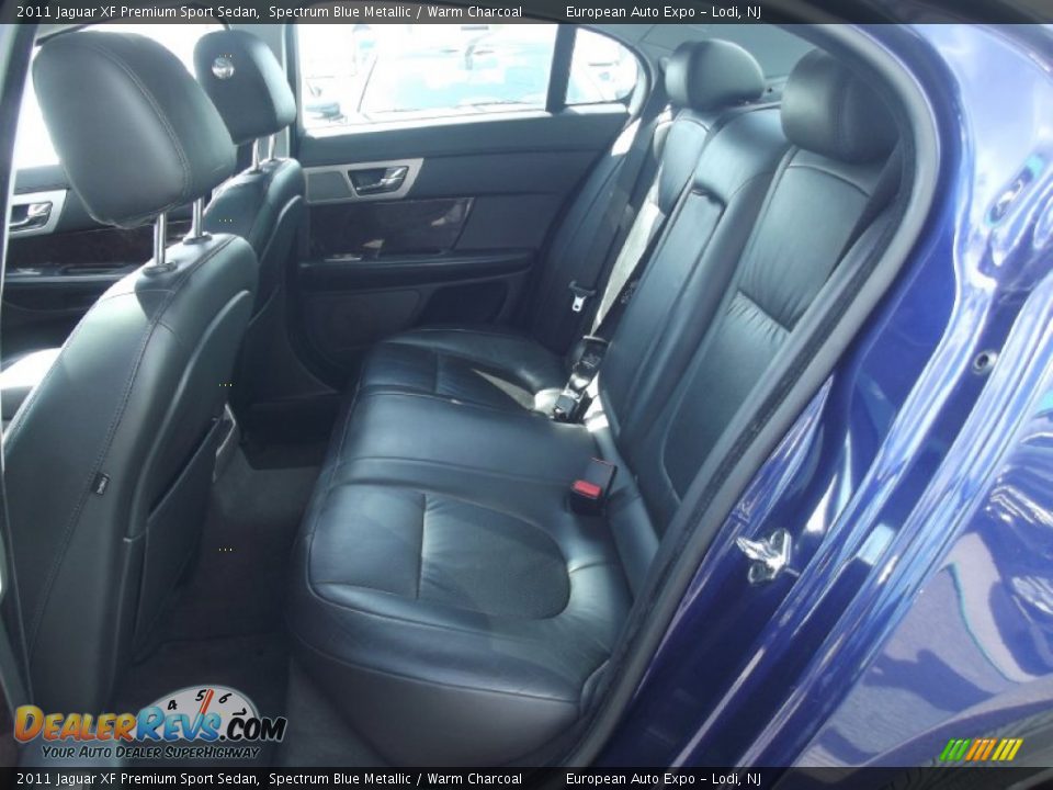 Rear Seat of 2011 Jaguar XF Premium Sport Sedan Photo #31