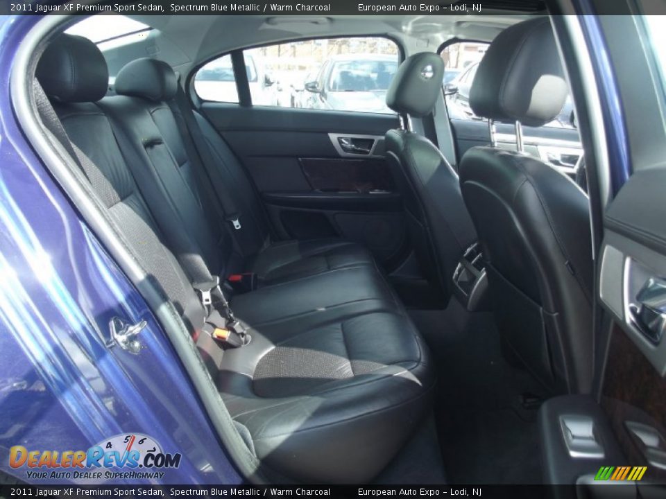 2011 Jaguar XF Premium Sport Sedan Spectrum Blue Metallic / Warm Charcoal Photo #32