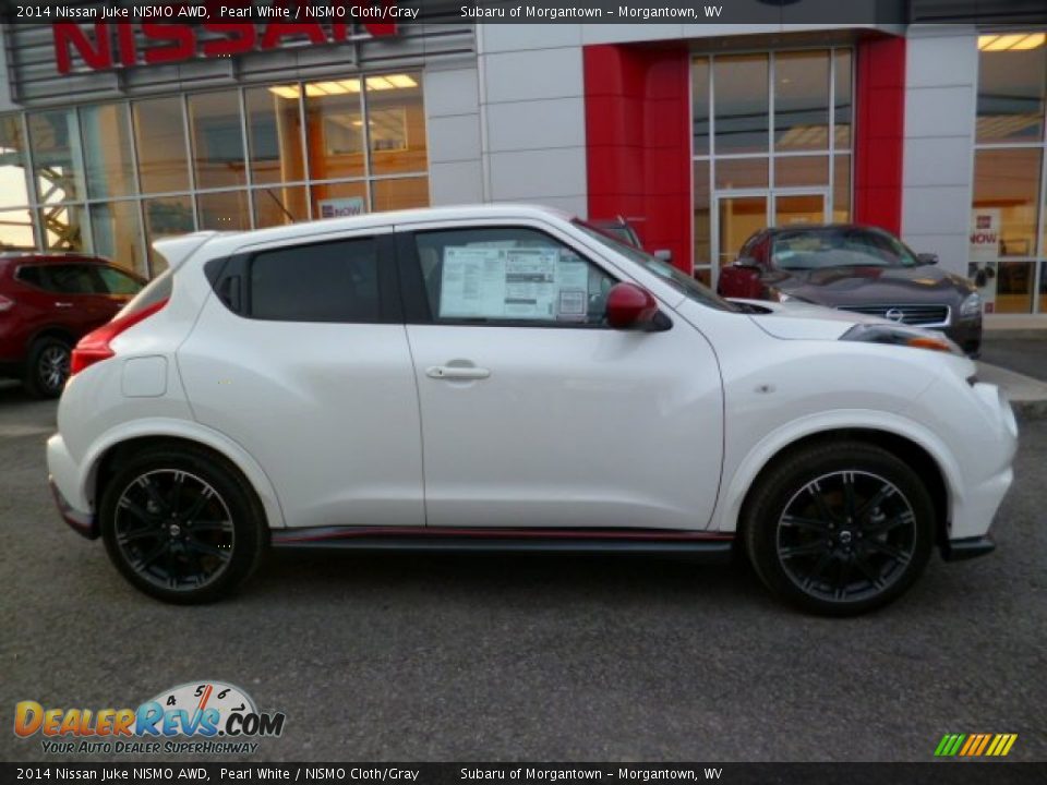 Pearl White 2014 Nissan Juke NISMO AWD Photo #8