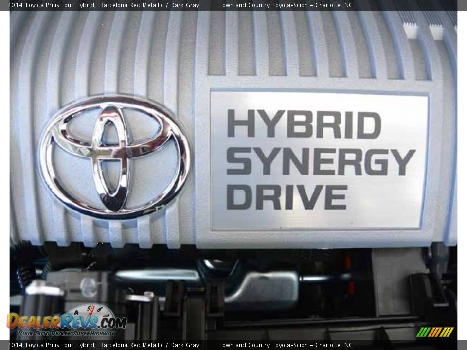 2014 Toyota Prius Four Hybrid Barcelona Red Metallic / Dark Gray Photo #34