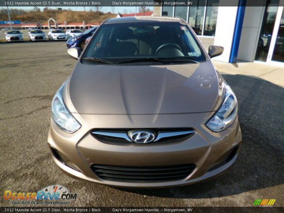 2012 Hyundai Accent GS 5 Door Mocha Bronze / Black Photo #2