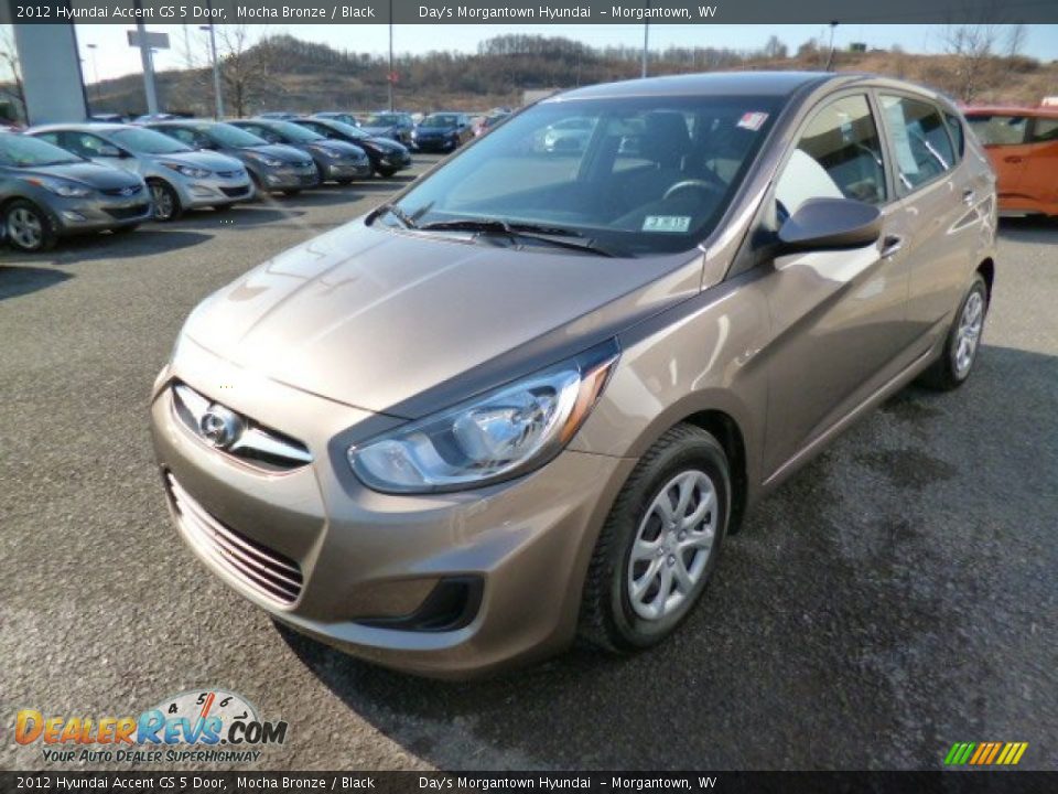 2012 Hyundai Accent GS 5 Door Mocha Bronze / Black Photo #3