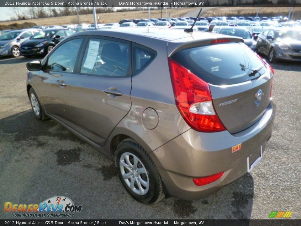 2012 Hyundai Accent GS 5 Door Mocha Bronze / Black Photo #5