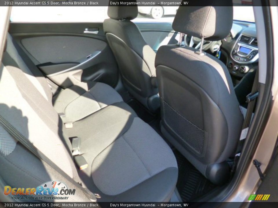 2012 Hyundai Accent GS 5 Door Mocha Bronze / Black Photo #12