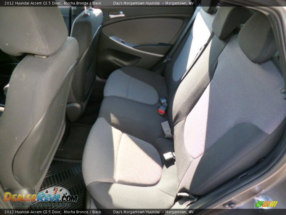 2012 Hyundai Accent GS 5 Door Mocha Bronze / Black Photo #14