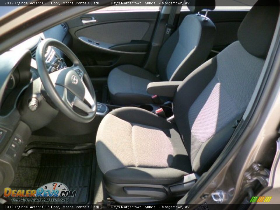 2012 Hyundai Accent GS 5 Door Mocha Bronze / Black Photo #16