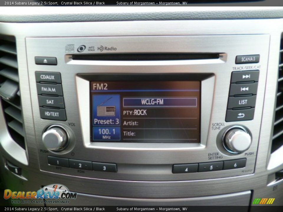 2014 Subaru Legacy 2.5i Sport Crystal Black Silica / Black Photo #19