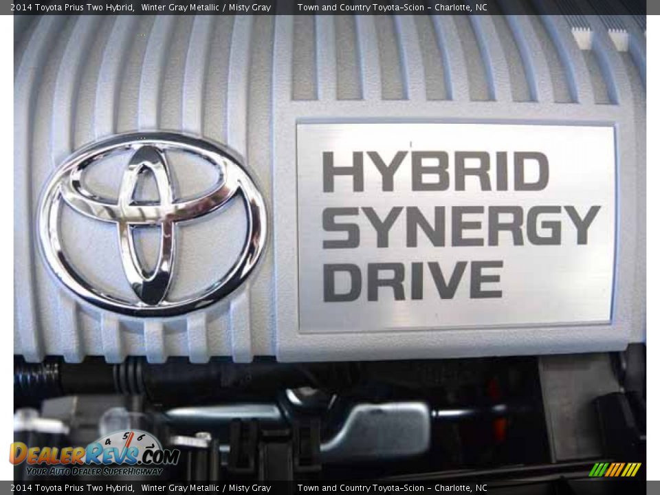 2014 Toyota Prius Two Hybrid Winter Gray Metallic / Misty Gray Photo #33
