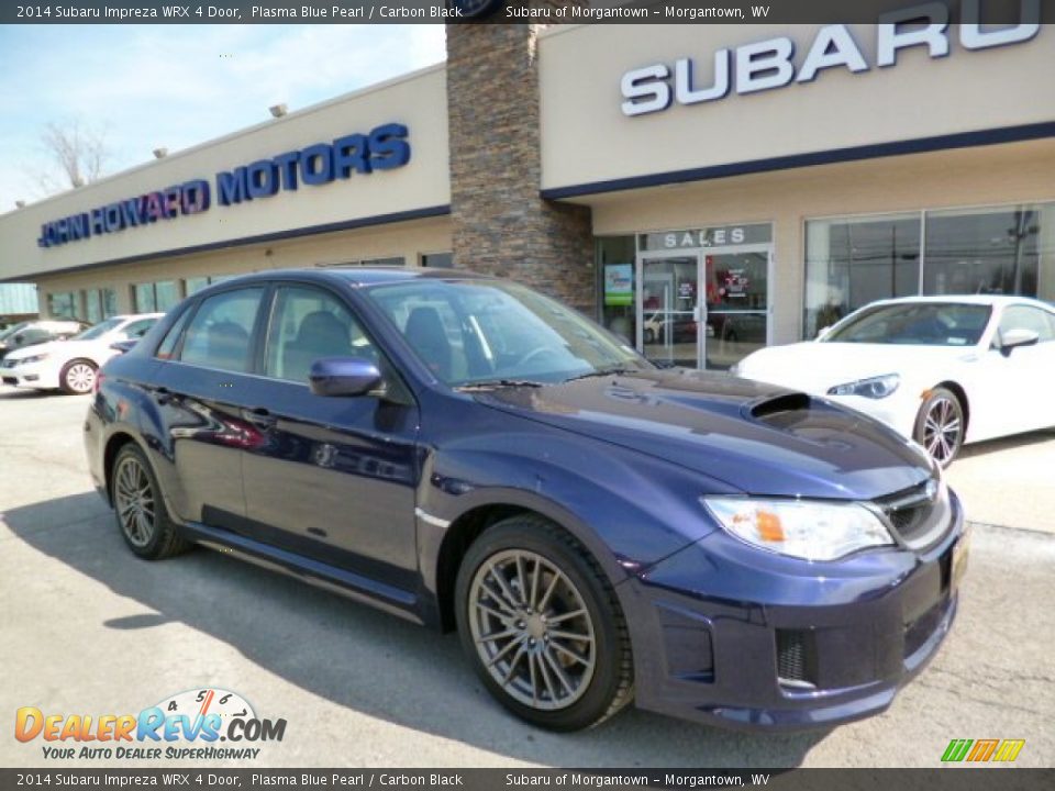 2014 Subaru Impreza WRX 4 Door Plasma Blue Pearl / Carbon Black Photo #1
