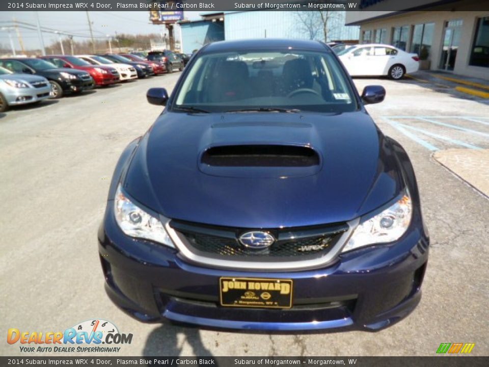 2014 Subaru Impreza WRX 4 Door Plasma Blue Pearl / Carbon Black Photo #2