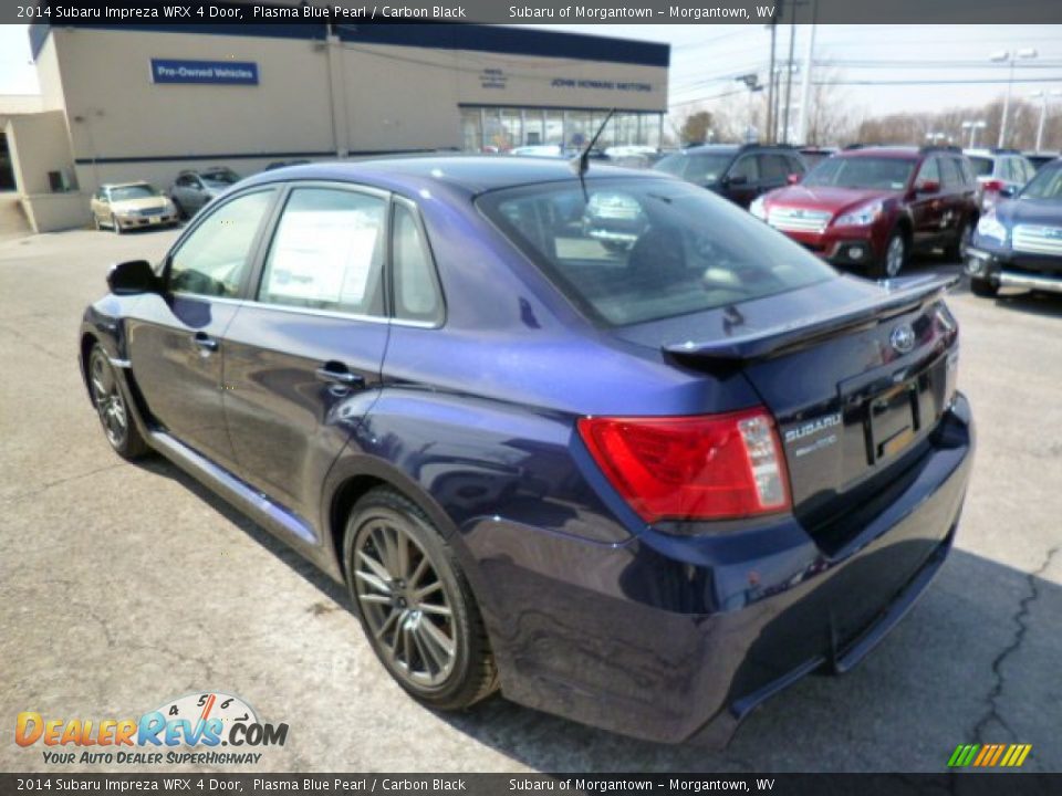2014 Subaru Impreza WRX 4 Door Plasma Blue Pearl / Carbon Black Photo #5