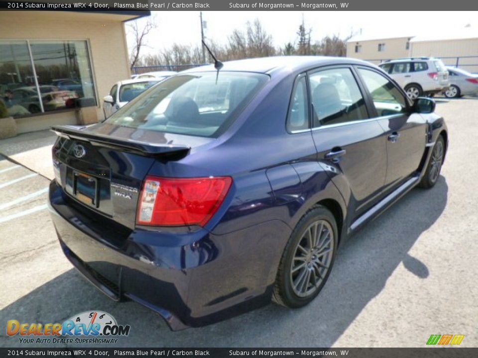 2014 Subaru Impreza WRX 4 Door Plasma Blue Pearl / Carbon Black Photo #7