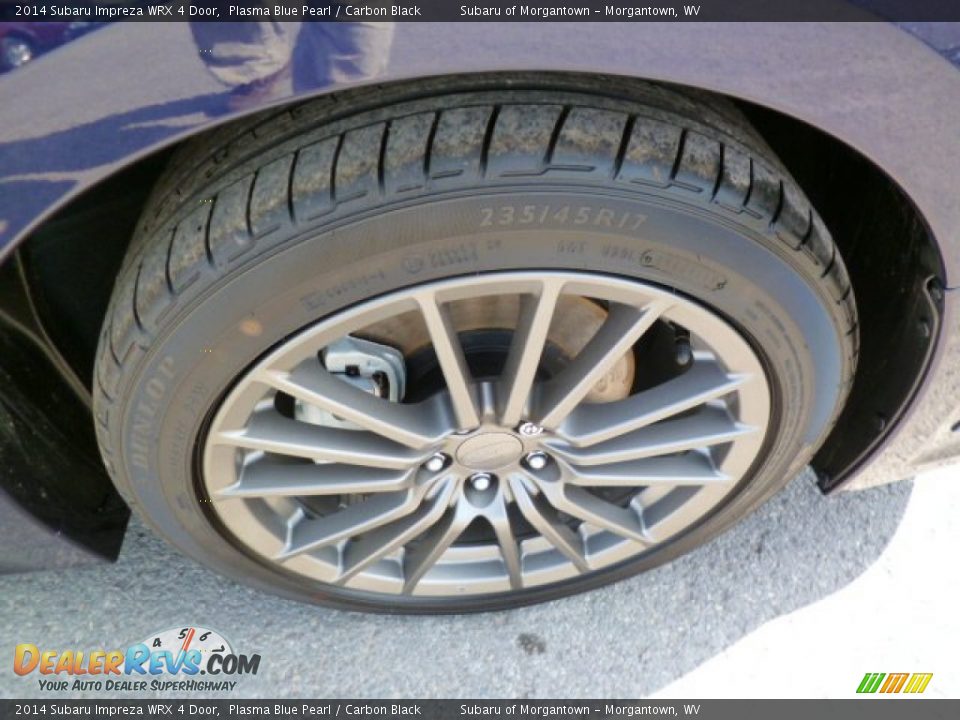 2014 Subaru Impreza WRX 4 Door Plasma Blue Pearl / Carbon Black Photo #9